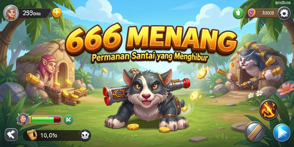 Tampilan gameplay <strong>666MENANG</strong> yang menarik dan penuh warna.