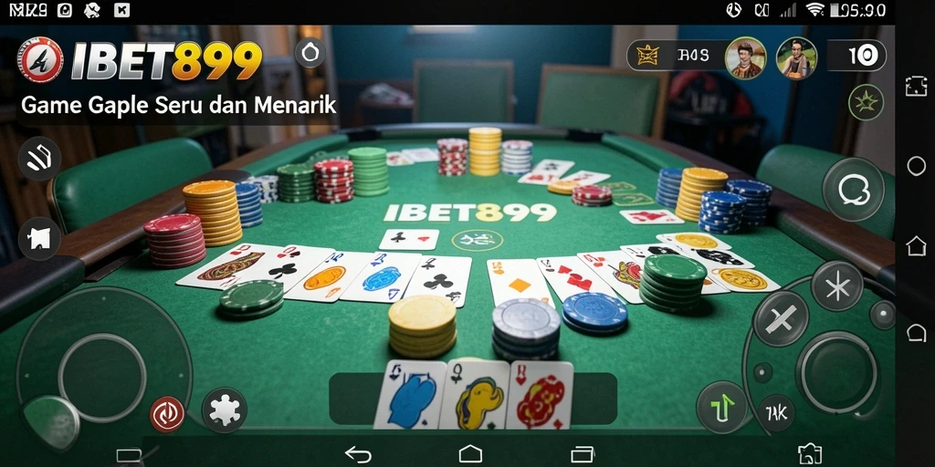 Tampilan gameplay Gaple yang menarik di IBET899.