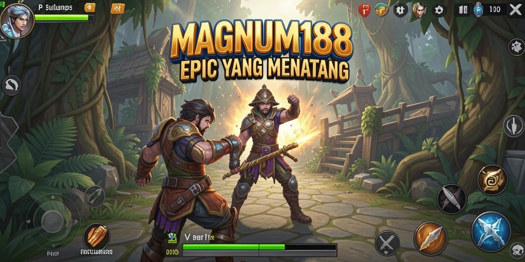 Screenshot gameplay MAGNUM188 menampilkan aksi seru dalam dunia petualangan.