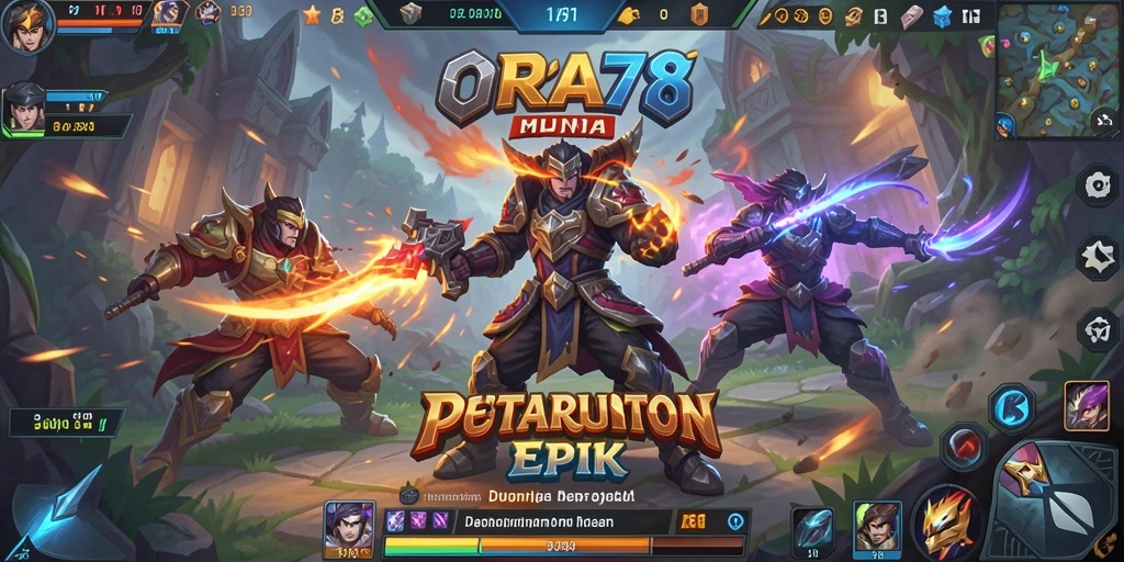 Tampilan gameplay ORA78 yang memukau dan penuh aksi.