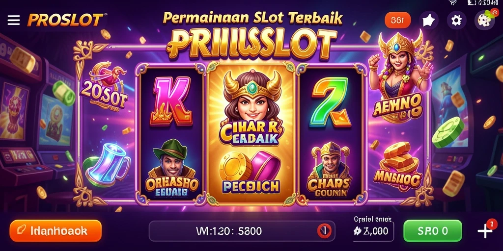 Tampilan menarik dari gameplay slot di PROSLOT yang mengasyikkan.