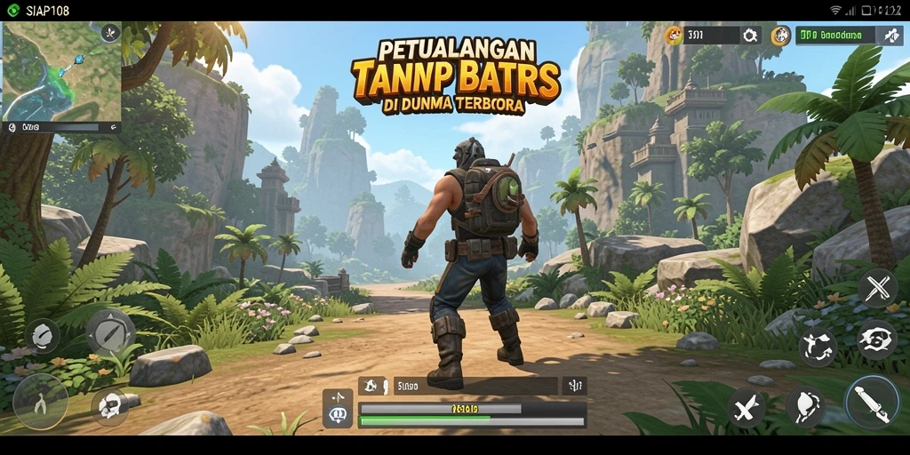 Tampilan gameplay <strong>SIAP108</strong> yang menakjubkan dalam dunia terbuka.