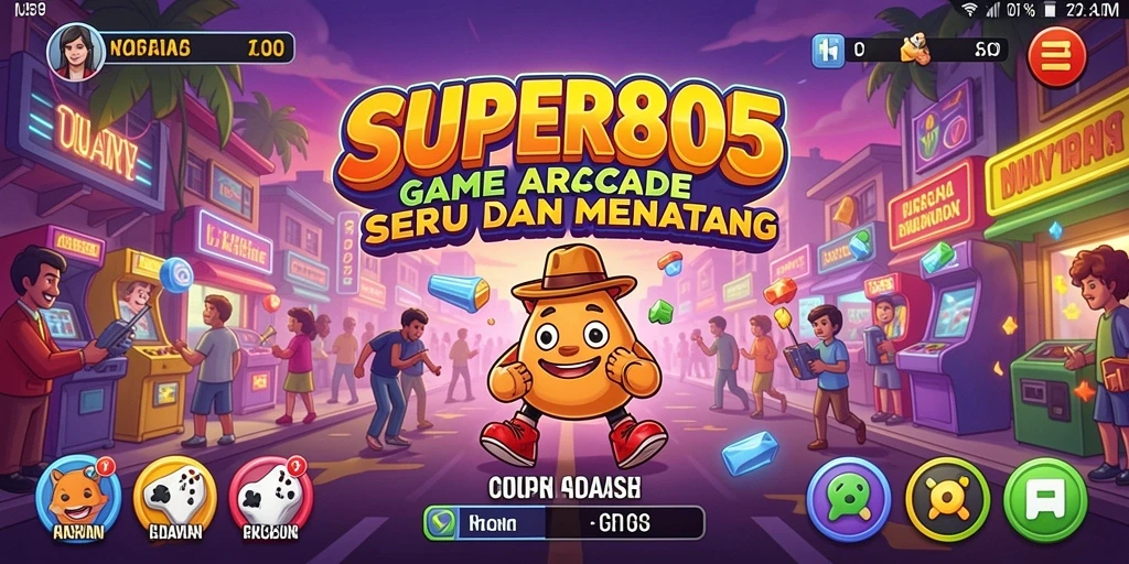 Tampilan menarik gameplay SUPER805 dengan banyak karakter seru.